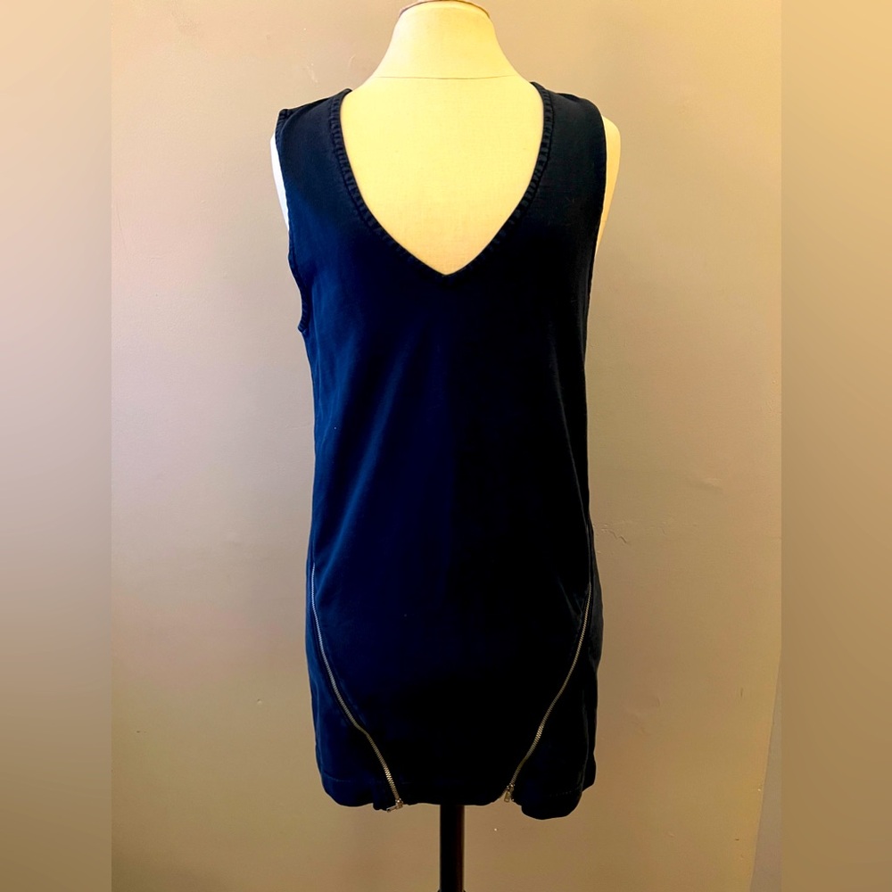 Prairie Underground black organic cotton sleeveless dress Size XS